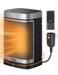 1500W Ceramic Electric Space Heater with Digital Thermostat E28650