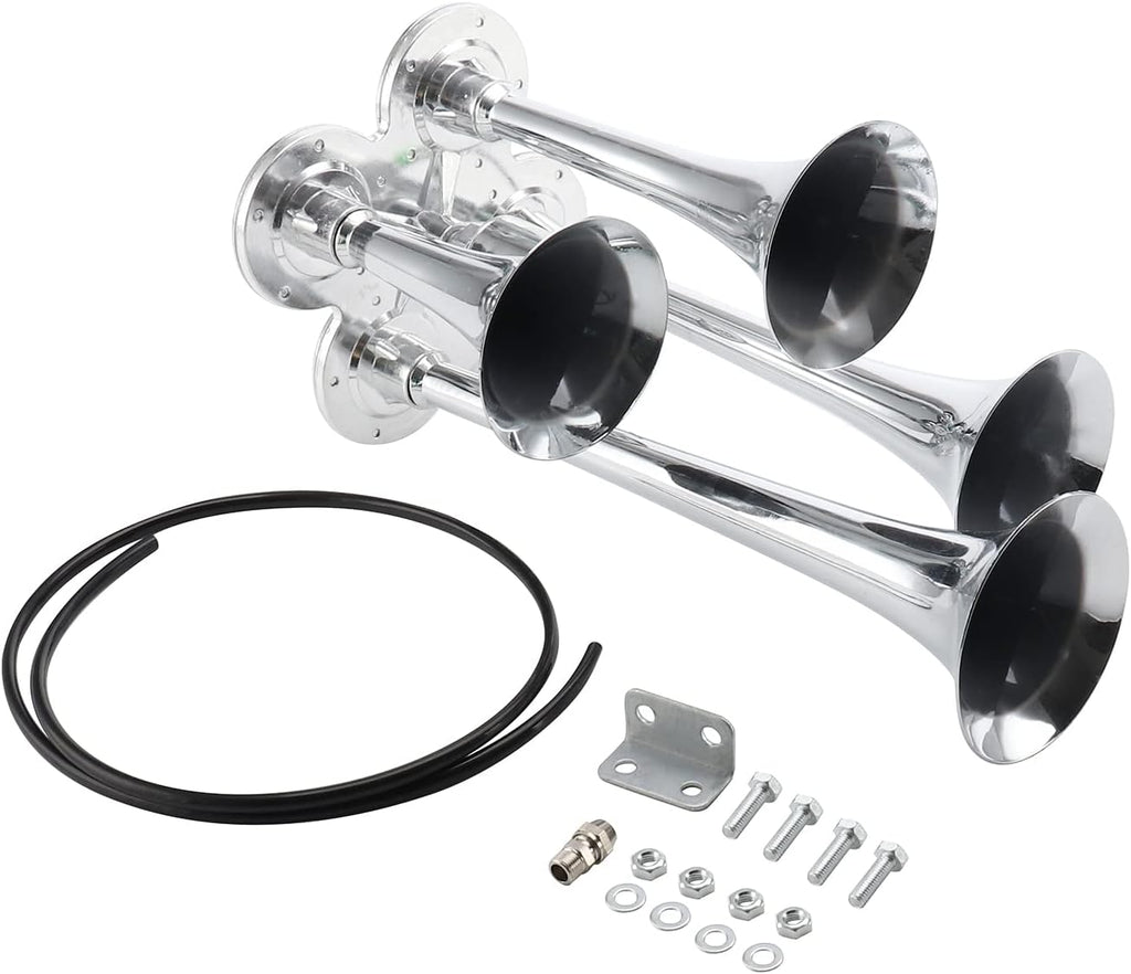 Silver Pack of 2 12V Horn Kit V40308