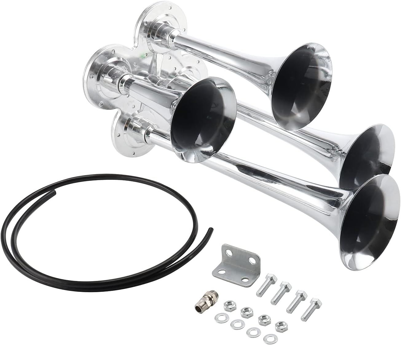 Silver Pack of 2 12V Horn Kit V40308