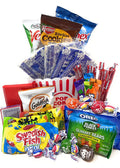 40+ Piece Popcorn Candy Cookies Gift Basket D923348