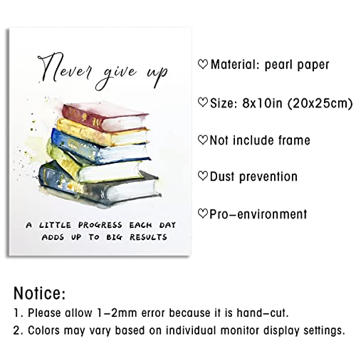 8 X10 Unframed Motivational Wall Art Poster, Set of 8 D151138