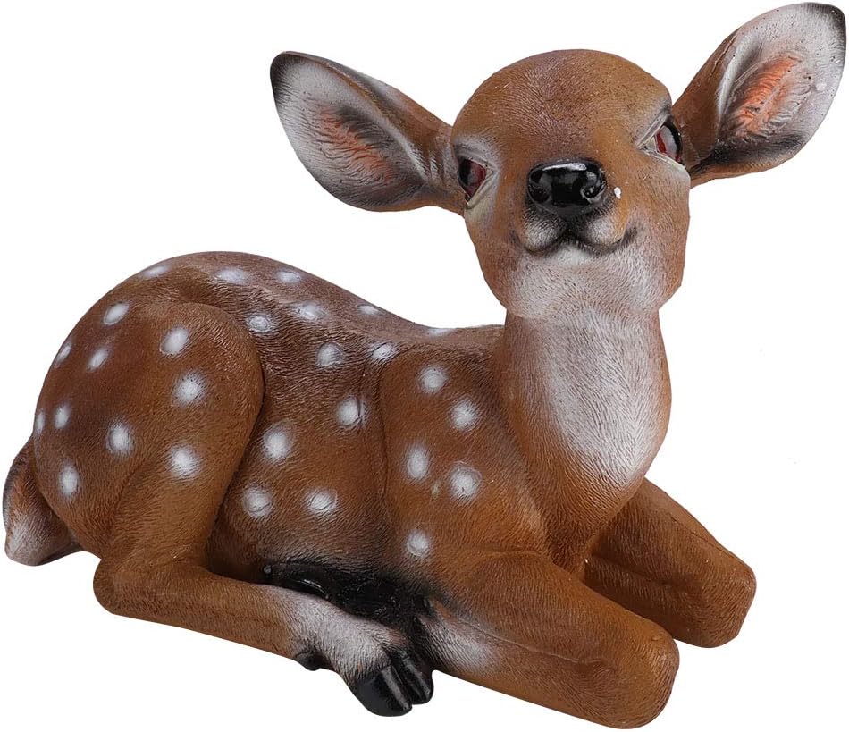Deer Figurine Garden Animal Statues I8139
