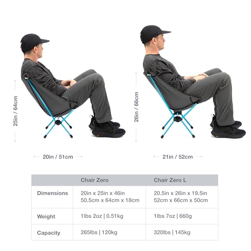 Black Ultralight Compact Backpacking Chair H519096
