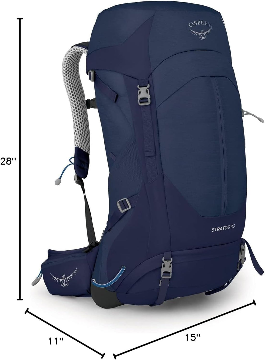 36L Men's Hiking Backpack, Cetacean Blue K43605