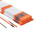 Orange Fiberglass Driveway Markers 48 inch with Reflective Tape J48396