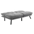 Convertible Sleeper Sofa Bed with Adjustable Backrests and Folding Armrest P146