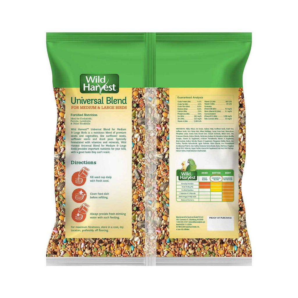 Universal Blend For Medium & Large Birds L40121