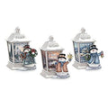 Illuminated Snowmen Lantern Collection X7627