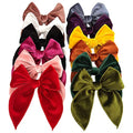 Large Velvet Hair Clips Barrettes (12 PCS) U5075
