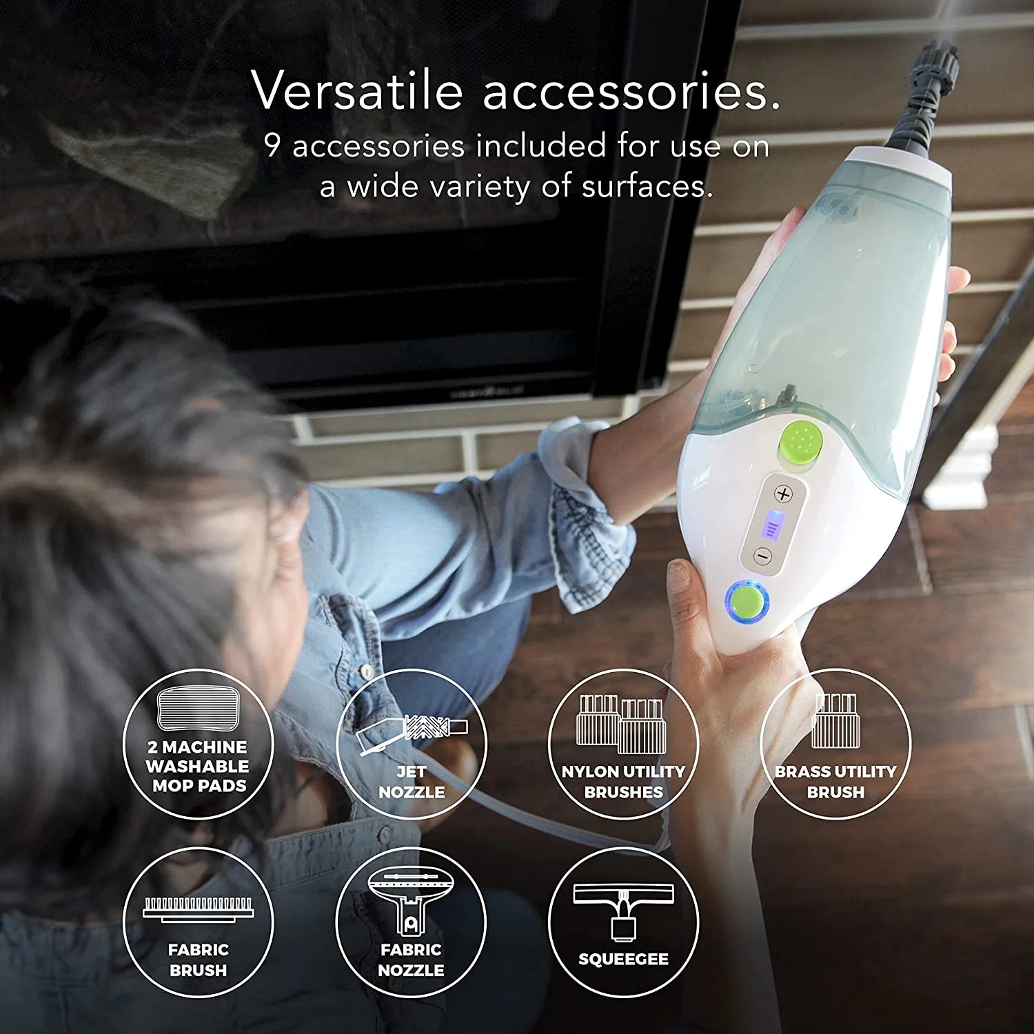 3-in-1 Handheld Steam Mop, 15 oz Q3842
