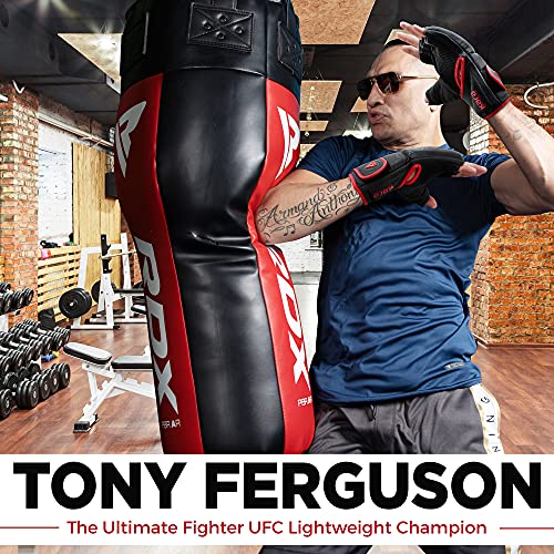 Pre-Curved Maya Hide Leather MMA Gloves X118