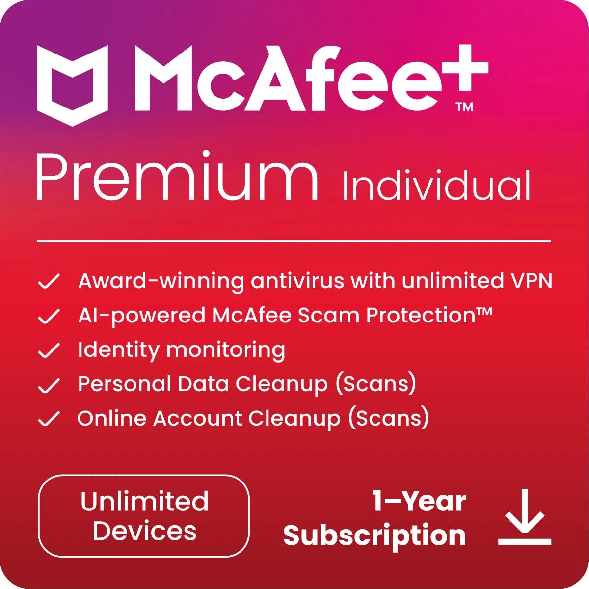 Antivirus and Internet Security Software for Unlimited Devices, 1-Year Subscription C413