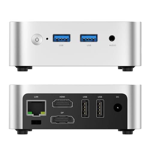 Twin Lake N150 Mini PC, 16GB DDR4 RAM 512 SSD, 4K Dual Display W5170