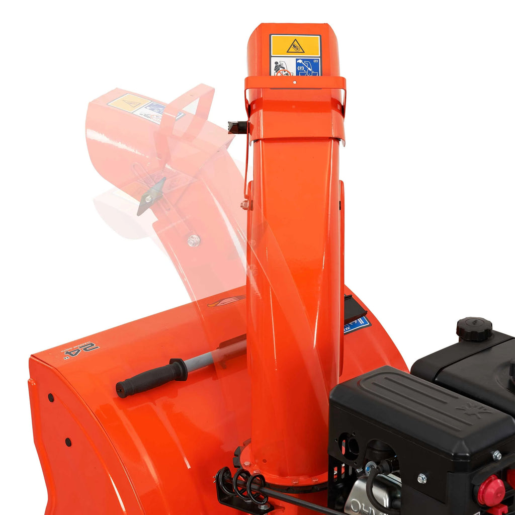 24 in. 212cc Two-stage Self-propelled Gas Snow Blower with Push-button Electric Start V485718