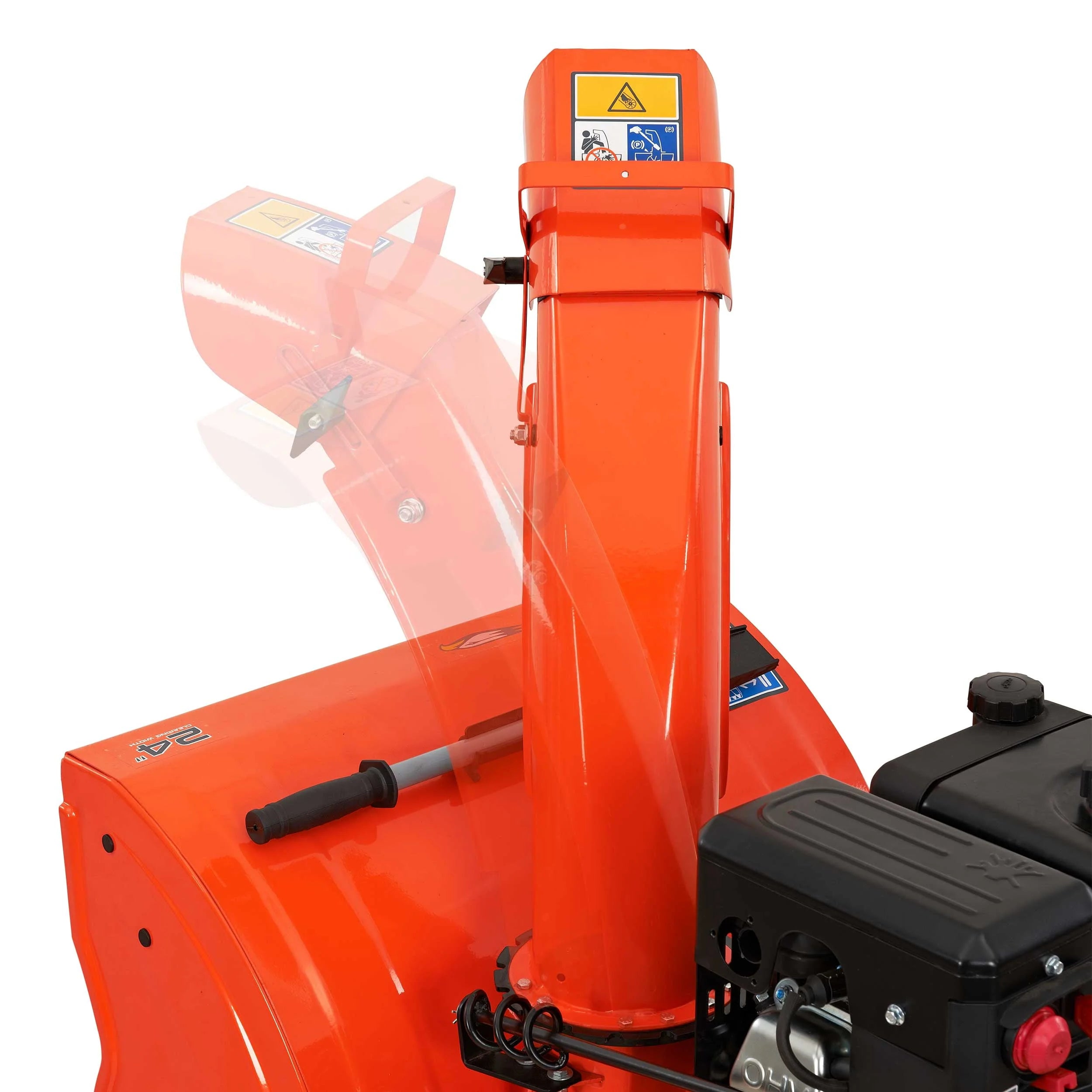 24 in. 212cc Two-stage Self-propelled Gas Snow Blower with Push-button Electric Start V485718