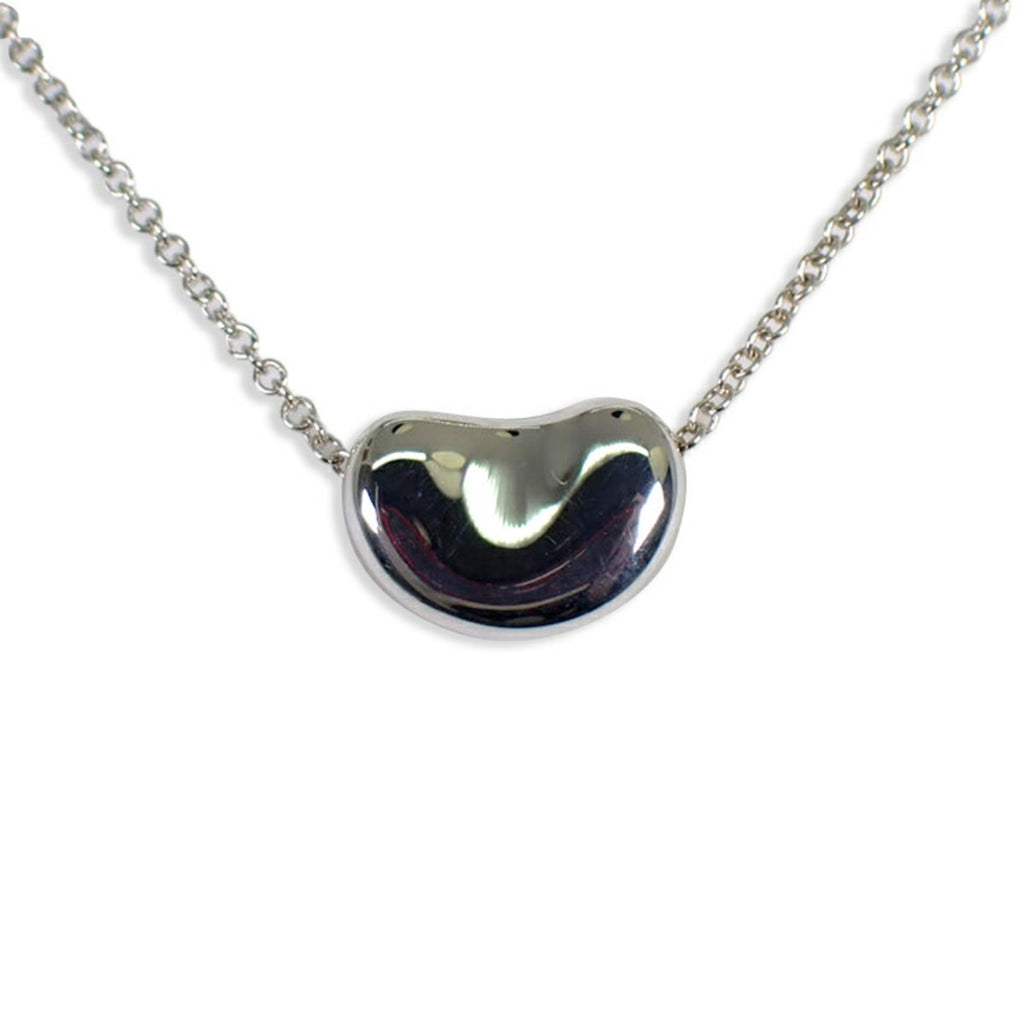 925 bean pendant necklace J3627