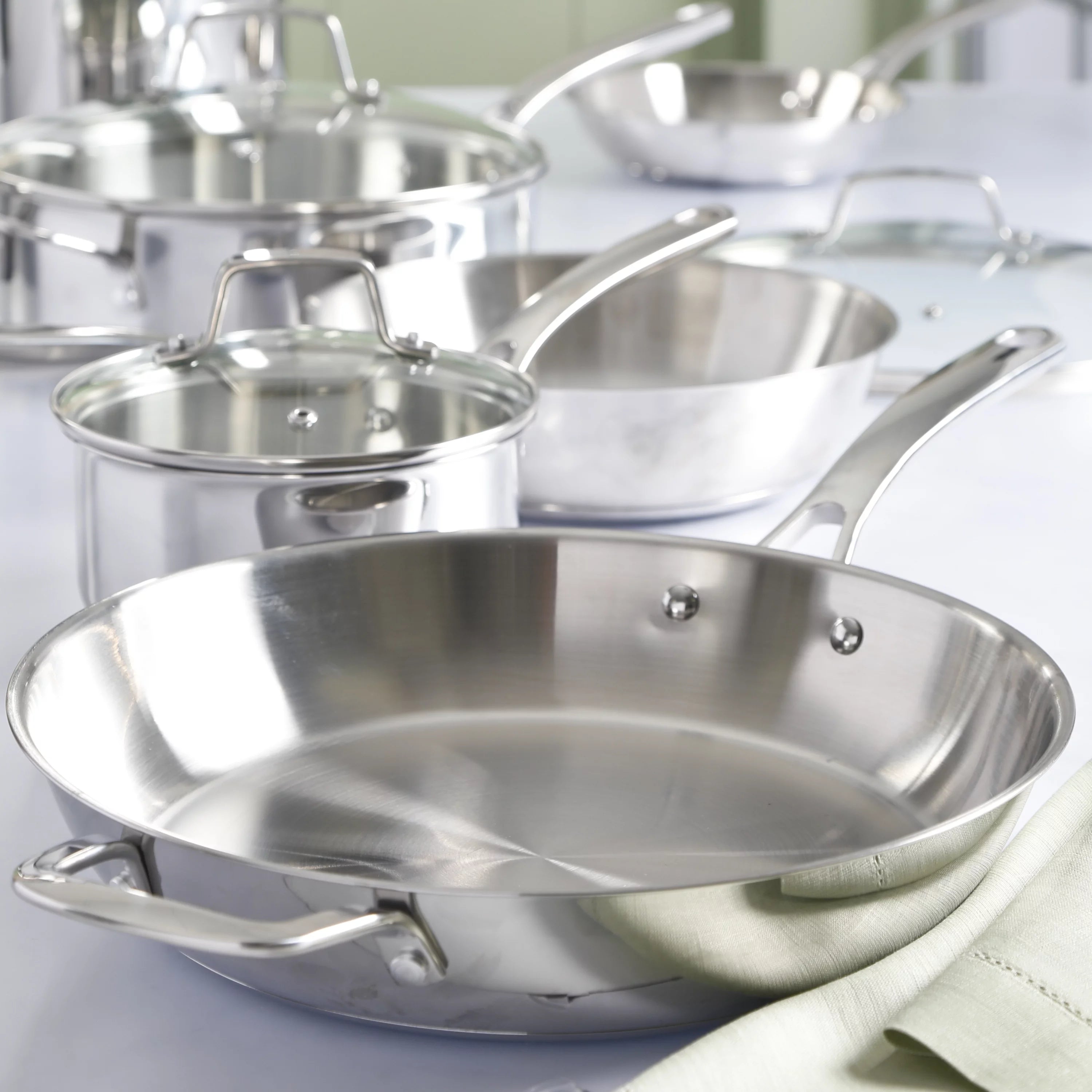 10pc Stainless Steel Cookware Set S714