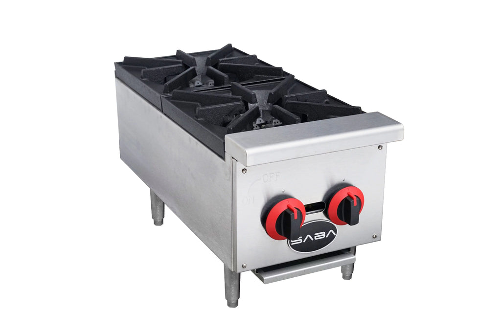 Heavy Duty Commercial Stainless Steel 2 Burner Hot Plate X99452