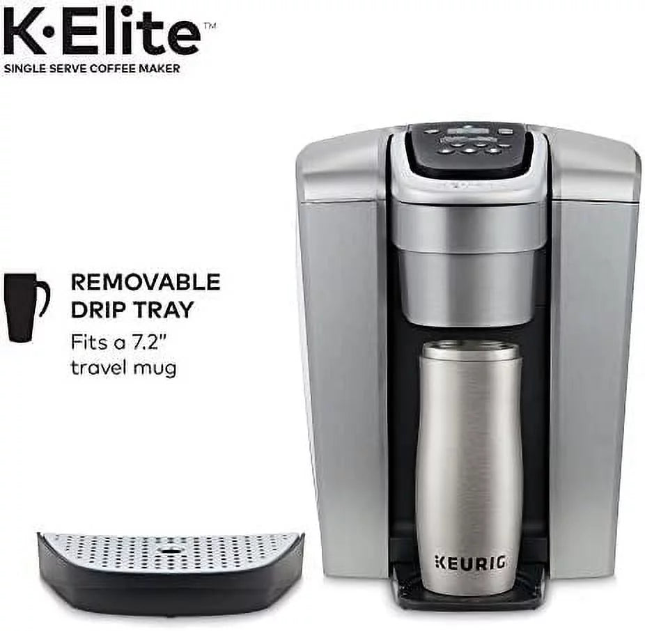 Brushed Silver Single Serve K-Cup Pod Coffee Brewer M149