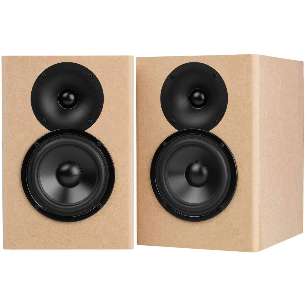 Bookshelf Speaker Kit Pair with Knock-Down Cabinets X826
