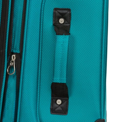 Teal 3 Piece Set Expandable Roller Luggage (21/25/29) U1776