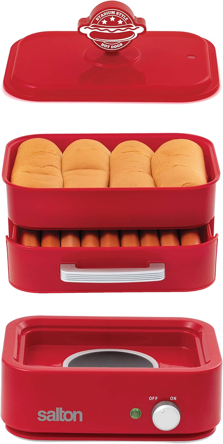 Red Hot Dog Food Steamer J9667