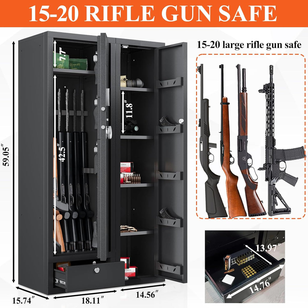 Large Gun Safe with Drawer B572053