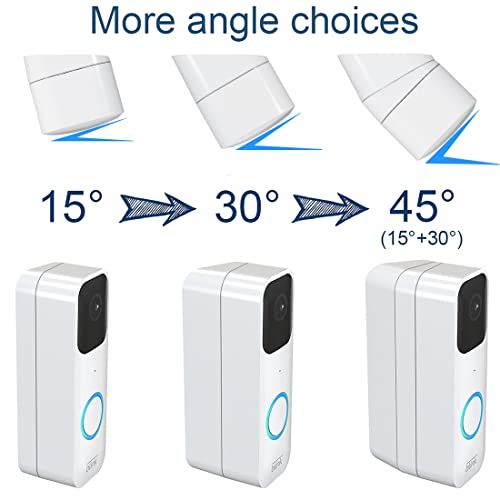 Adjustable Corner Mount for Doorbell Camera, Black G90202