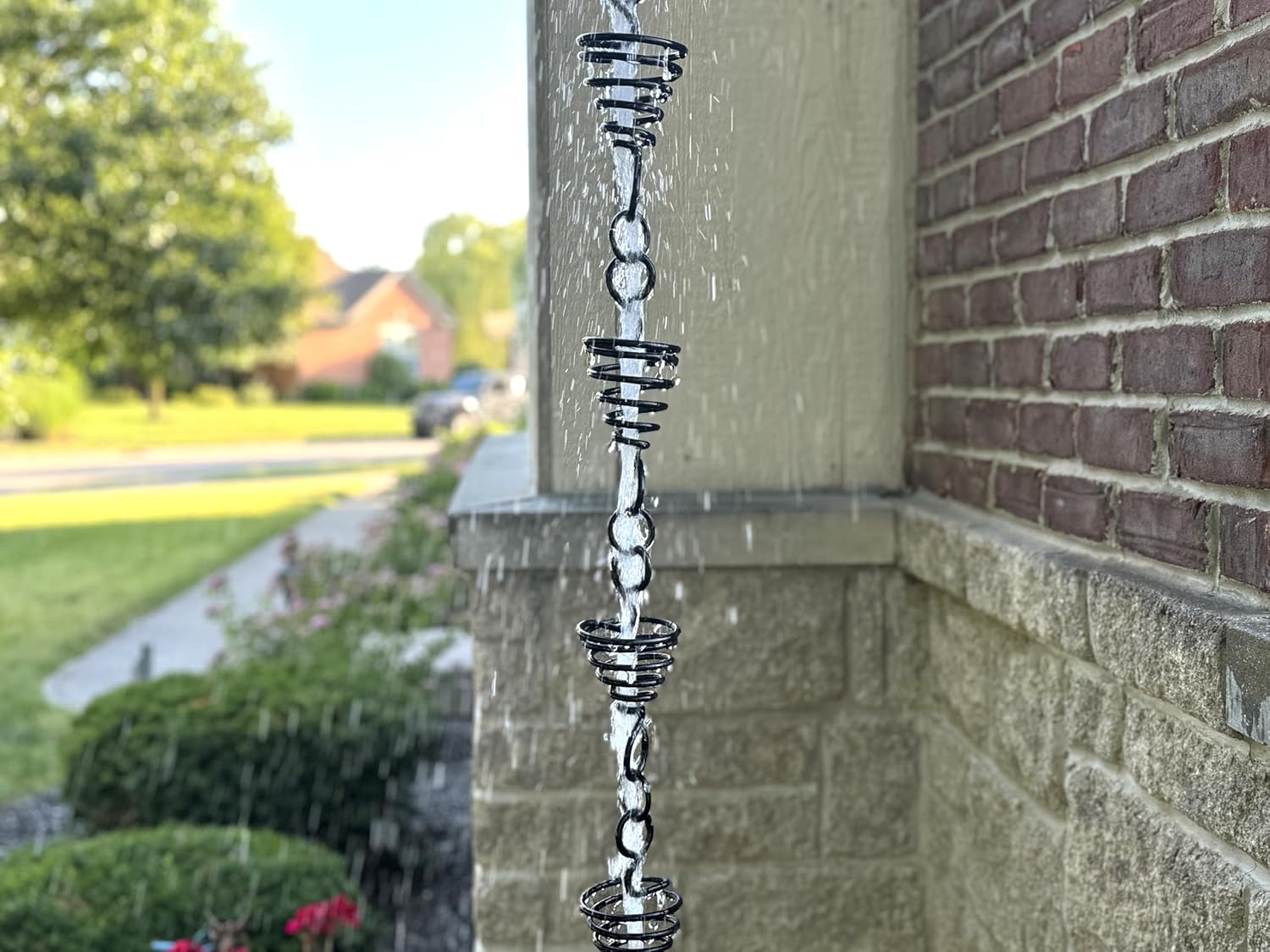 Black Metal 8.5 FT Rain Chain Q629