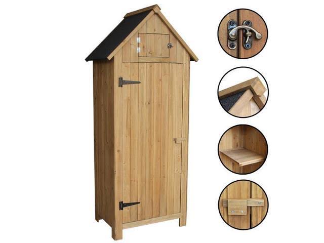 Brown Solid Wood Tool Shed P9468