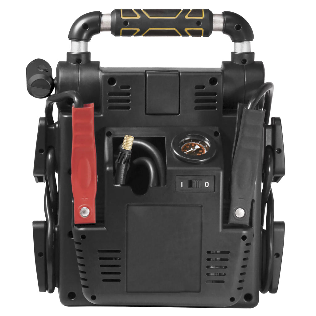 1000 Peak Amp Jump Starter with Compressor, DC and USB Power C997