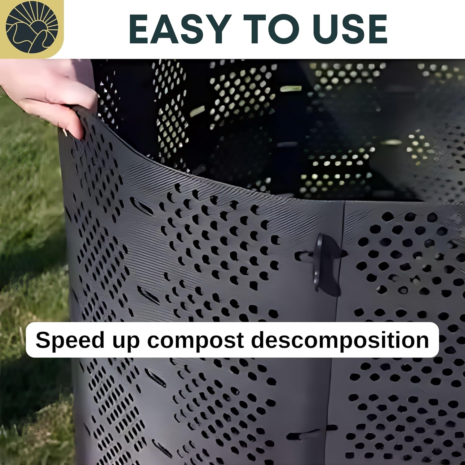 Large Capacity Outdoor Compost Bin F68345