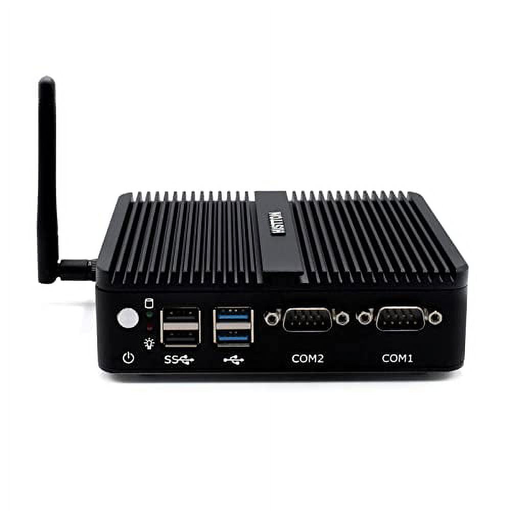 Industrial Mini PC, Celeron J4125, Windows 10 Pro, DDR4 8GB RAM 512GB SSD 1TB HDD, 2 RS232 COM, HDMI VGA Dual Display, Gigabit Ethernet, BT 4.0, 4K, WiFi A24605