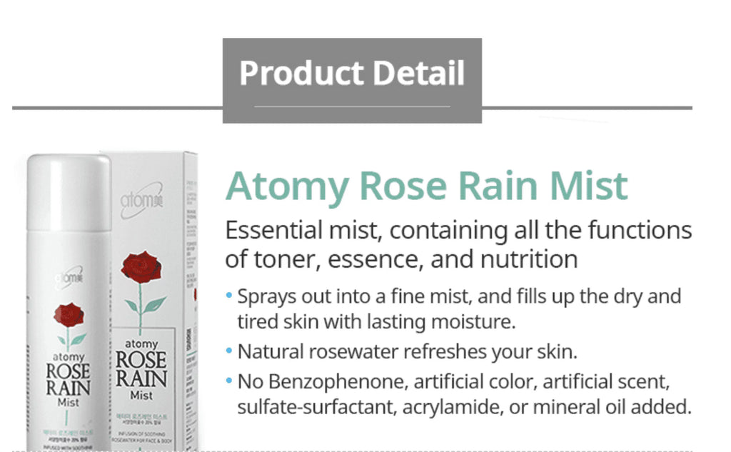Rose Rain Mist 130ml P9007