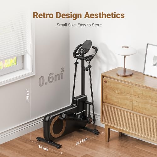 Compact Elliptical Exercise Machine with Magnetic Driving System 16 Resistance Levels T99854