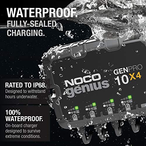 4-Bank 40A Onboard 12V Waterproof Marine Battery Charger P141