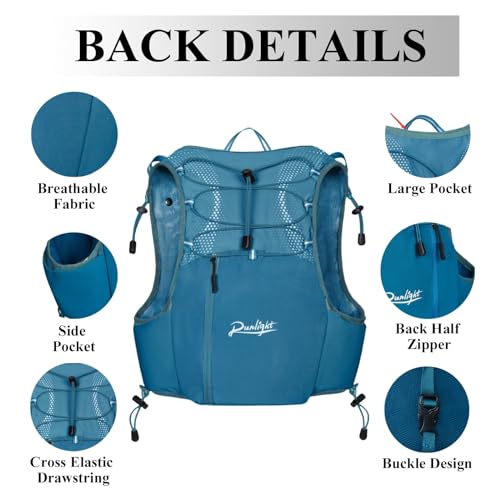 Lightweight Hydration Backpack with 1.5L Water Bladder U22782