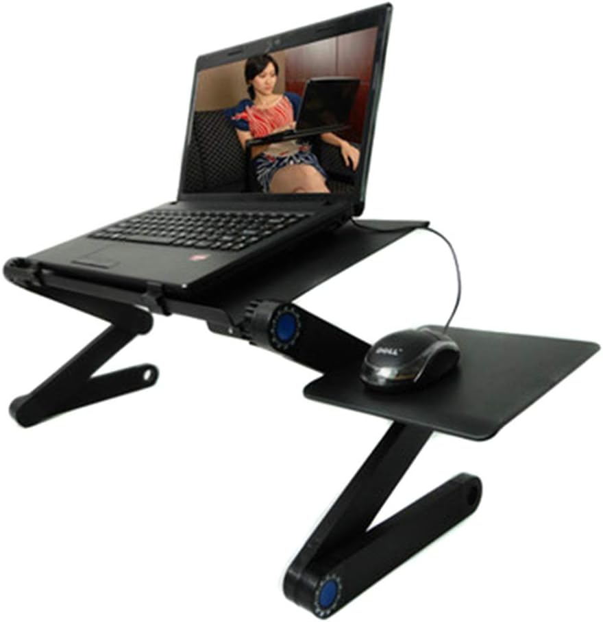 Adjustable Aluminum Laptop Stand with Cooling Fan Pad S999