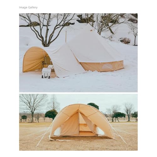 Canvas Bell Tent with Stove Jack, 4 Season, 10/13ft M4257