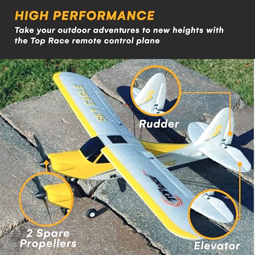 4 Channel Stunt Flying RC Plane, 20" Wing Span, EPP Foam N9532