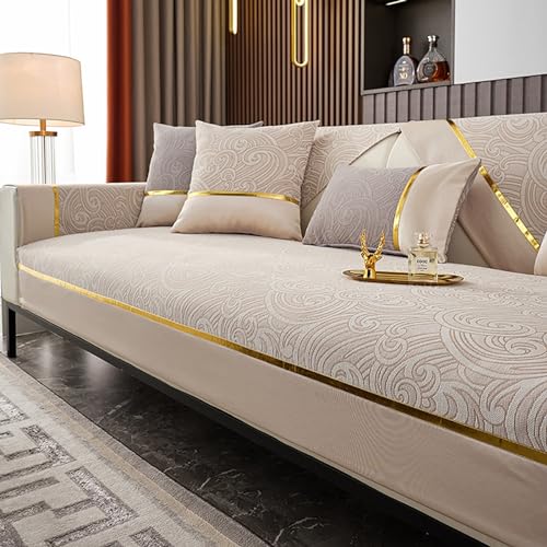 Chenille Non-Slip 3 Seater Sofa Cover G54835