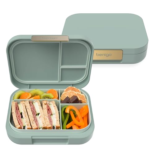 Dark Gray Bento Lunch Box, 3-4 Compartments, Leak-Resistant, 44 fl oz, BPA-Free F959396