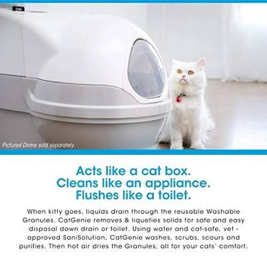 Self Washing Flushing Cat Box S228