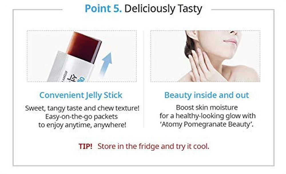 60 Jelly Sticks 31.75 oz Pomegranate H688