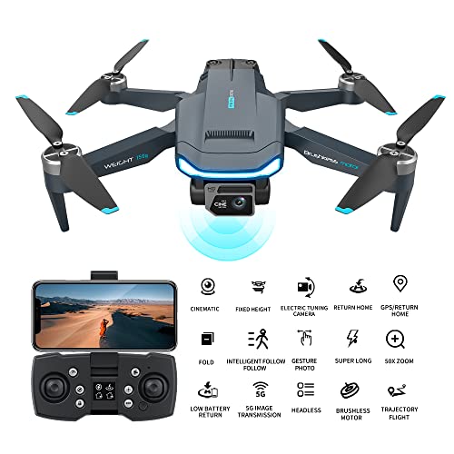 4K FPV Drone with Camera, 90 Mins Flight Time with 3 Batteries N8521