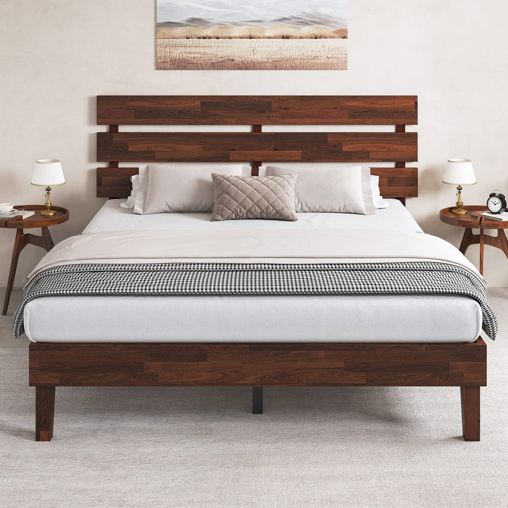 14 Inch Queen Solid Wood Platform Bed X20294