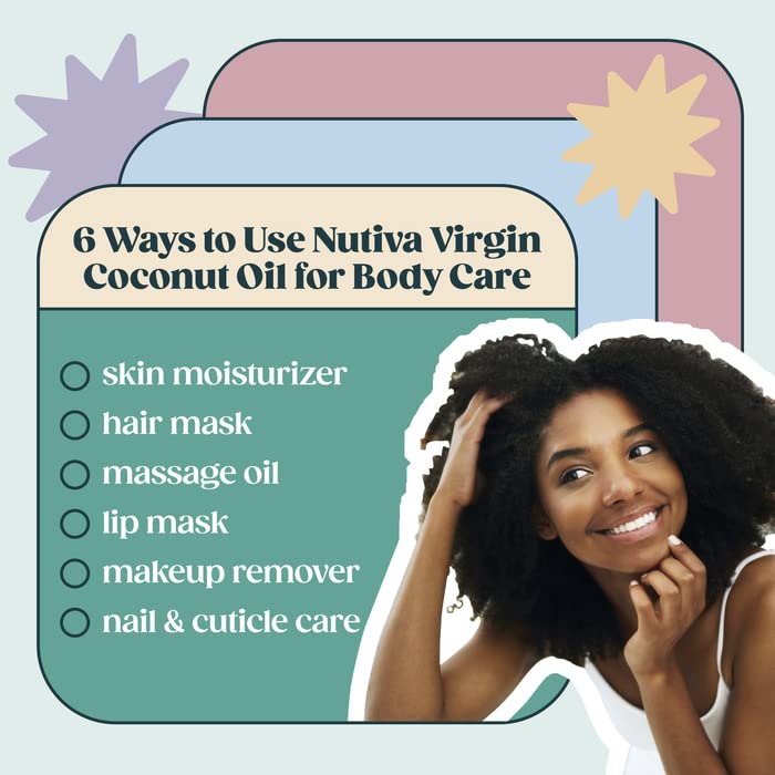 Organic Coconut Oil 15 fl oz, Cold-Pressed, Unrefined Extra Virgin W358