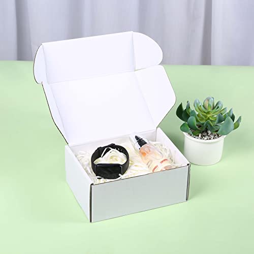 White Corrugated Cardboard Boxes Set of 25 S87571