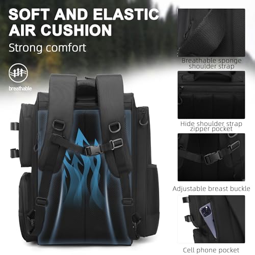 Fishing Tackle Backpack with Rod Holders W9268