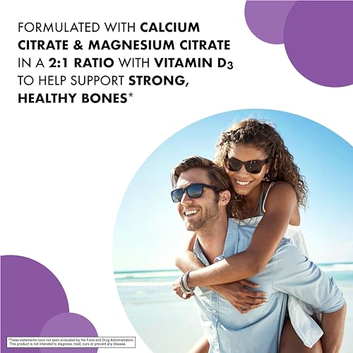 Liquid Calcium Citrate Magnesium Citrate Vitamin D3 Raspberry Flavor 16 Fl Oz R8375